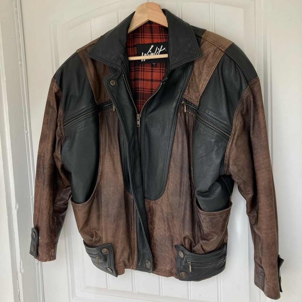 Buttery soft leather bomber jacket